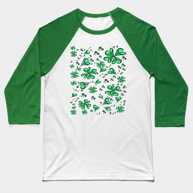 Luck on my side Baseball T-Shirt by CindyS